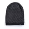Knitting Striped Winter Knitted Beanie, Outdoor Warm Mens Thick Hats, Double Layers With Velvet Ski Beanies For Men