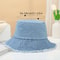 Outdoor Breathable Summer Denim Fisherman Women Sun Hat Trendy Summer Bucket Hat Girls Caps Hats Fo 2