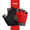 Fingerless Gloves, Shock Absorbing Sports Gloves, Anti Slip Gym Gloves, Breathable Training Gloves for Weight Cycling