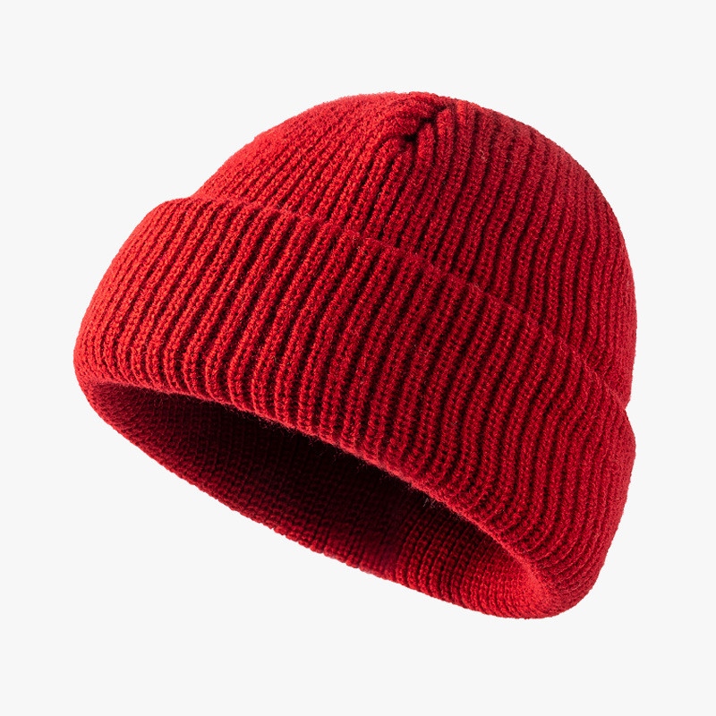 Knit Beanie Hat Acrylic Winter Hats Beanie Hats For Men Women Soft Warm Unisex Cuffed Beanie For Wo 7