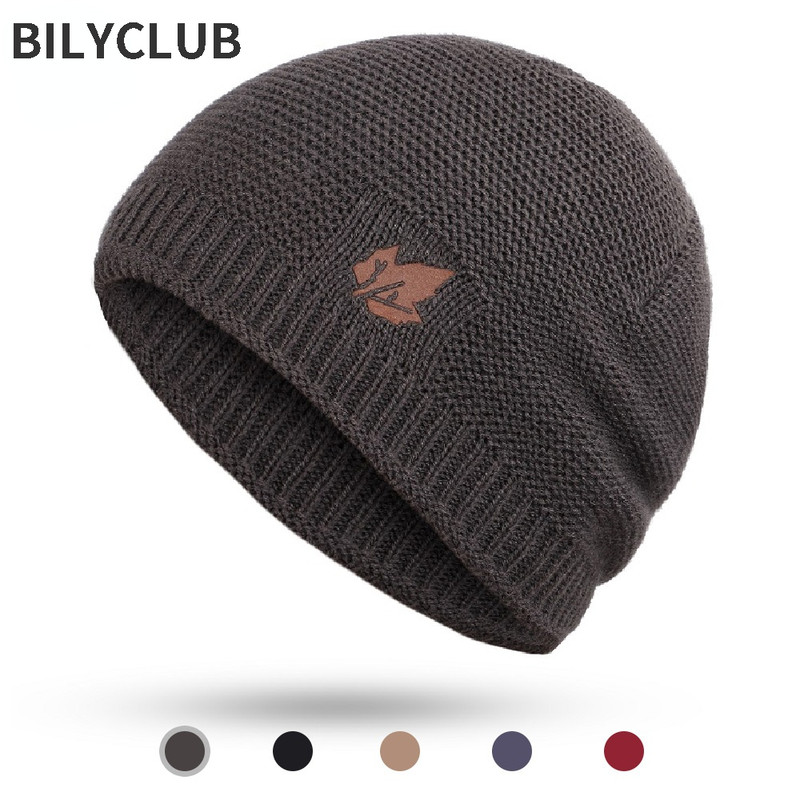 Outdoor Warm Thickening Plus Velvet Loose Caps New Winter Knit Hats For Men And Women 1