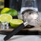 Manual Citrus Juicer Durable Metal, LemonSqueezerStainless Steel LARGE, PremiumQuality Silver Juicing Bowl, Non SlipGrip
