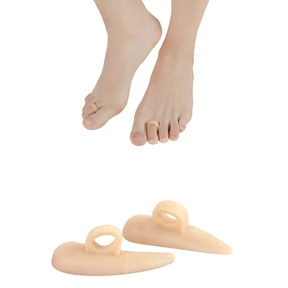 Feet Care Protector Gel Toe Orthopedic Silicone Toe Separator Finger Bunion Hallux Valgus Corrector 4