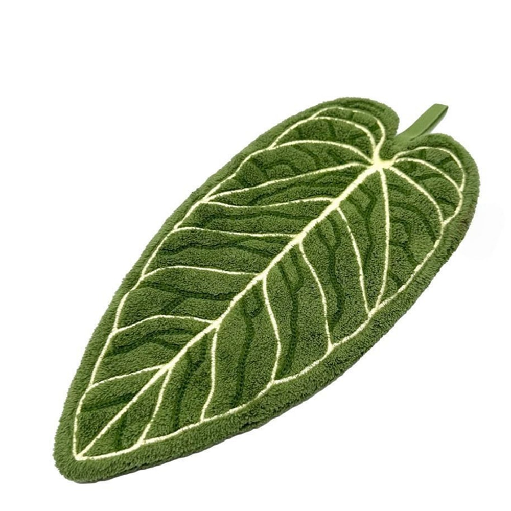 Tropical Leaf Bathroom Kitchen Towel Quick Dry Plant Towels Ultra Absorbent Hand Thumb Towel With H 0