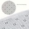 Solid color embroidery bathroom mat, thick absorbent floor mat, furry shower room rug, non slip foot mat