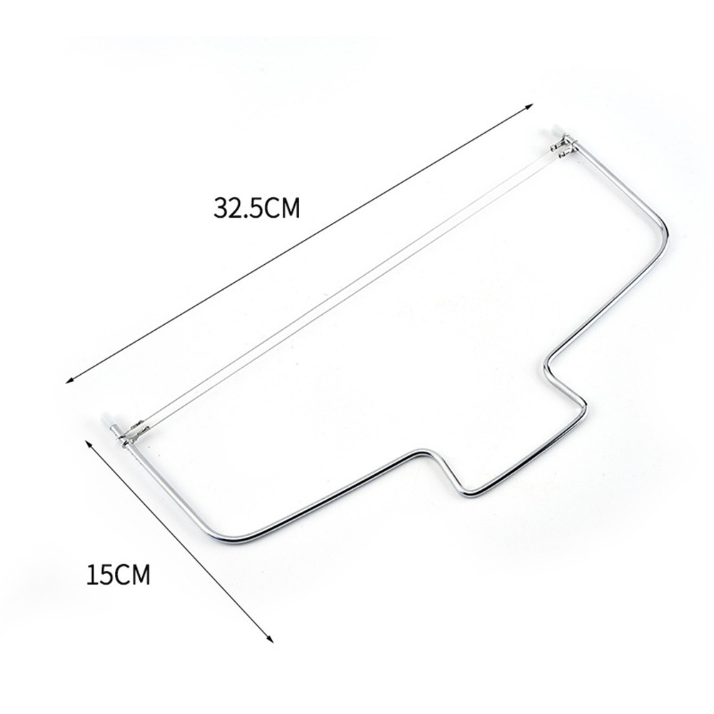 Adjustable Cake Decorating Tools 1Pc, Stainless Steel Double Layer Cake Slicer, Bakery Accessories, Pastry Tools