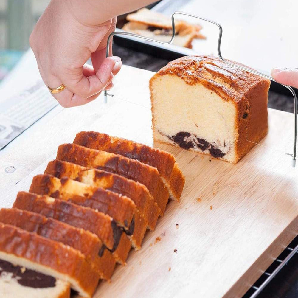 Adjustable Cake Decorating Tools 1Pc, Stainless Steel Double Layer Cake Slicer, Bakery Accessories, Pastry Tools