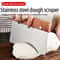 Bread Baking Dough Cutter Scraper With Wooden Handle Cake Scraper Sourdough Tools Stainless Steel S 1