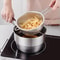 Portable Stainless Steel Colander Basket Multipurpose Strainer For Kitchens Comfortable Grip 1