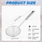 Frying Spider Strainer Stainless Steel Skimmer Spoon For Noodles And Cooking With Handle 3