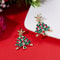 Beautiful Colorful Star Tree Drop Earrings New Year Holiday Tree Dangle Earring Party Jewelry Gift For Women Men