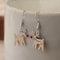 New Year Jewelry Gifts, Christmas Reindeer Drop Earrings for Women, Red Nose Design
