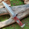 Fixed Blade Knife with Scabbard, Outdoor Camping Tactical Tool, Steel Blade, Wood Handle