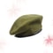Spring Autumn Army Green Driving Peaked Cap, Men Women Warm Fashion Lightweight, Unisex Adjustable Pure Wool Beret Hat