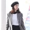 Four Seasons Knitted Thin Breathable Beret Luxury Wool Beret Hat Women Mesh Berets Cap Autumn Winte