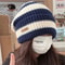 Warm Windproof Autumn Winter Hat Korean Fashion Striped Knitted Hat Trend Lightweight Hat For Men W 7
