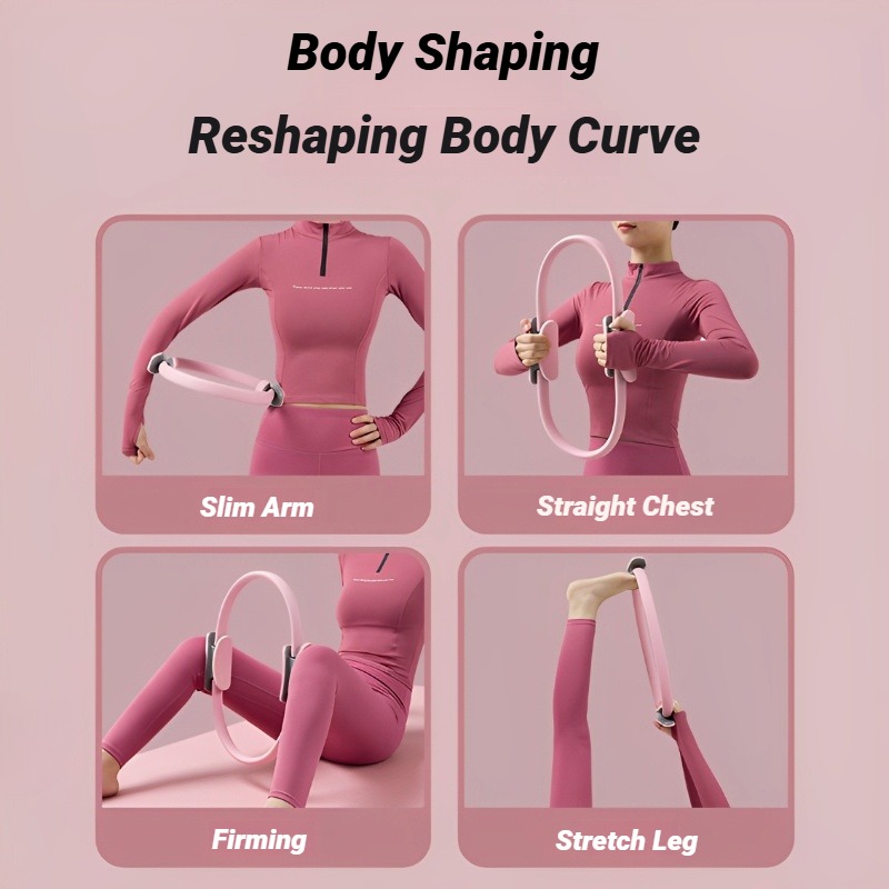 Circle Pilates Women Yoga Fitness Ring Elasticity Workout Pelvic Floor Muscle Girl Exercise Home Re 3