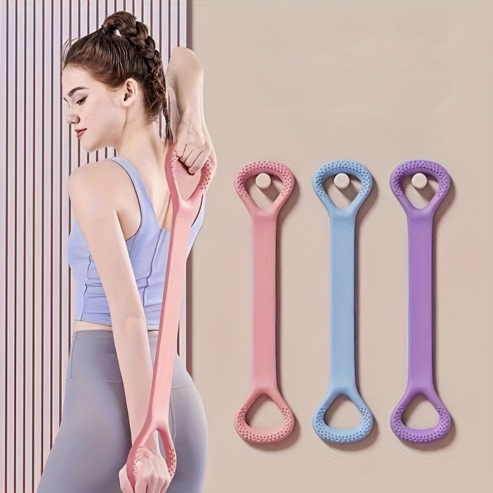 Reinforced Elastic Rope Exercise Band Figure 8 Back And Shoulder Resistance Band Home Fitness Yoga 1