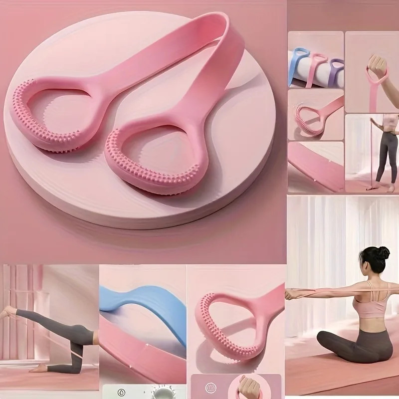 Reinforced Elastic Rope Exercise Band Figure 8 Back And Shoulder Resistance Band Home Fitness Yoga 2