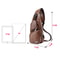 Casual Fashion Shoulder Bag PU, USB Data Cable Charging Chest Bag, Men's Outdoor Sports Bag