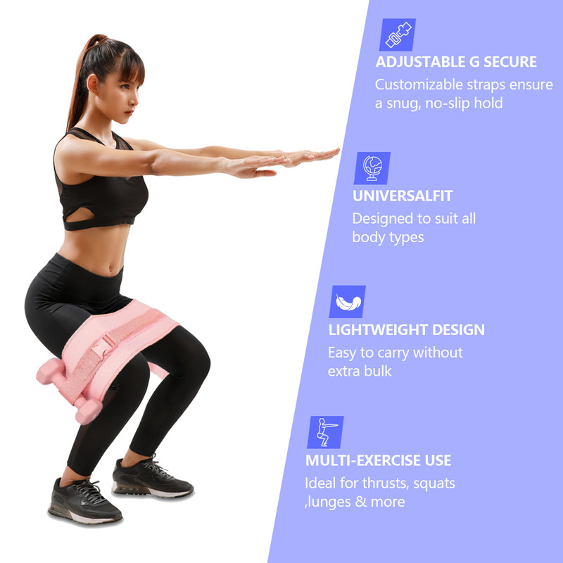 Weight Training Plank Squats Belt, Dumbbell Load Assist Straps, Hip Protection Workout Belt