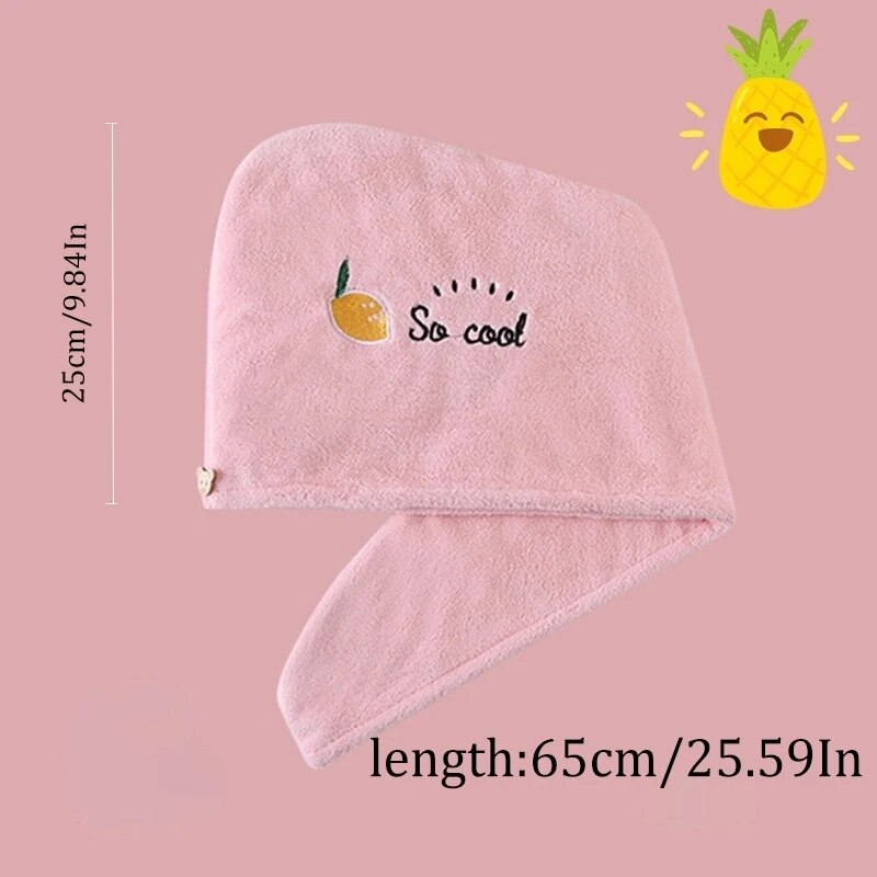 Soft Bathroom Hair Towels for Women, Super Absorbent Hair Wrap Bonnet