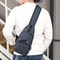USB Smart Chest Bag Crossbody Backpack Mens Single Shoulder Bag Canvas Waist Pack 1