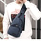 USB Smart Chest Bag Crossbody Backpack Mens Single Shoulder Bag Canvas Waist Pack 5