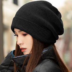 solid real cashmere beanies winter hat for woman acrylic hat woman autumn warm skullies for man wholesales