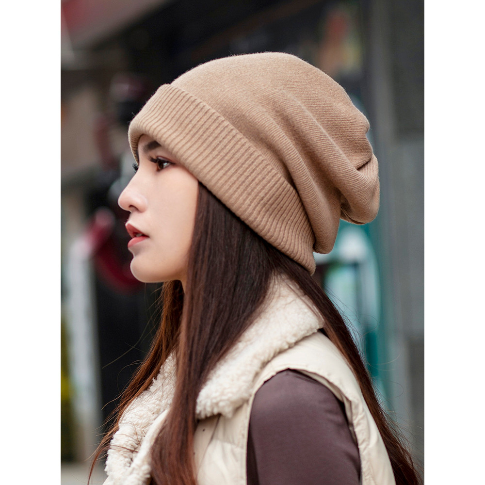 solid real cashmere beanies winter hat for woman acrylic hat woman Autumn Warm skullies for man Wholesales