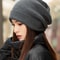 solid real cashmere beanies winter hat for woman acrylic hat woman Autumn Warm skullies for man Wholesales