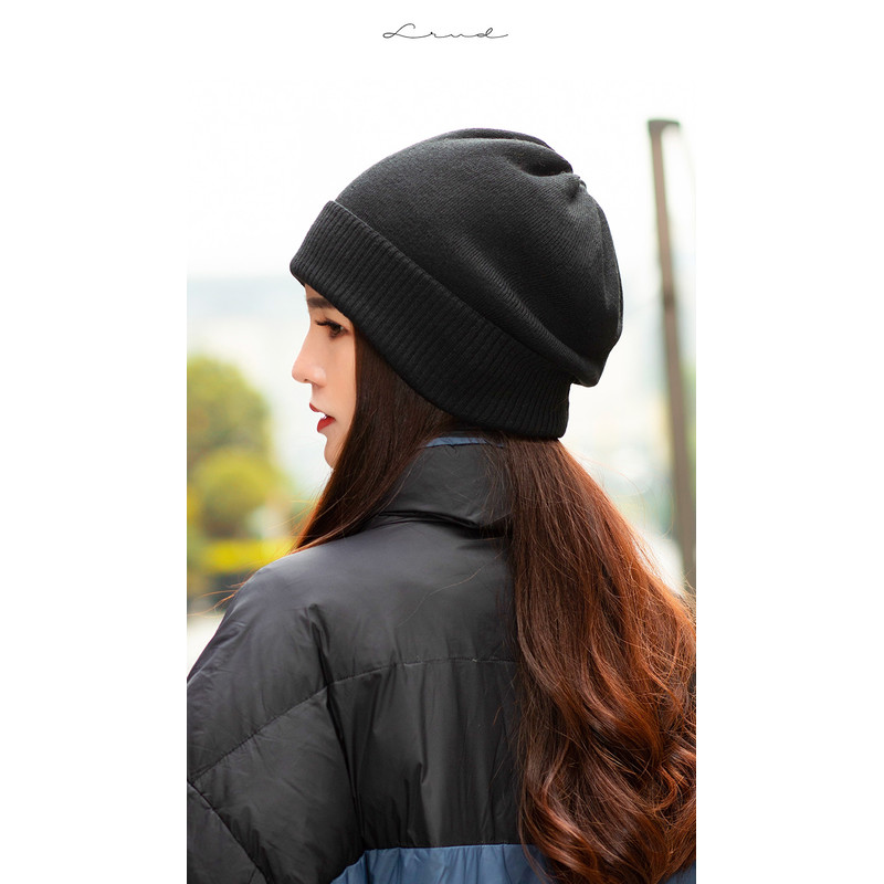 solid real cashmere beanies winter hat for woman acrylic hat woman Autumn Warm skullies for man Wholesales