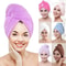 Quick Dry Hair Towel Wrap Super Absorbent Microfiber Coral Velvet Hair Turban 2
