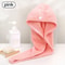 Quick Dry Hair Towel Wrap Super Absorbent Microfiber Coral Velvet Hair Turban 8