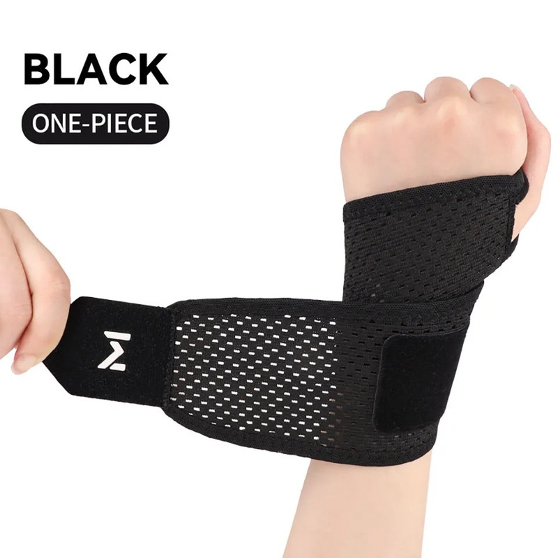 Adjustable Compression Sleeve Wrist Support for Gym, Breathable Carpal Tunnel Relief, Sports Injury Prevention,