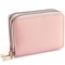 Fashion Short Credit Card Holder Womens Double Zipper Wallet Large Capacity Coin Purse 1