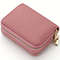 Fashion Short Credit Card Holder Womens Double Zipper Wallet Large Capacity Coin Purse 5