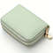 Fashion Short Credit Card Holder Womens Double Zipper Wallet Large Capacity Coin Purse 6