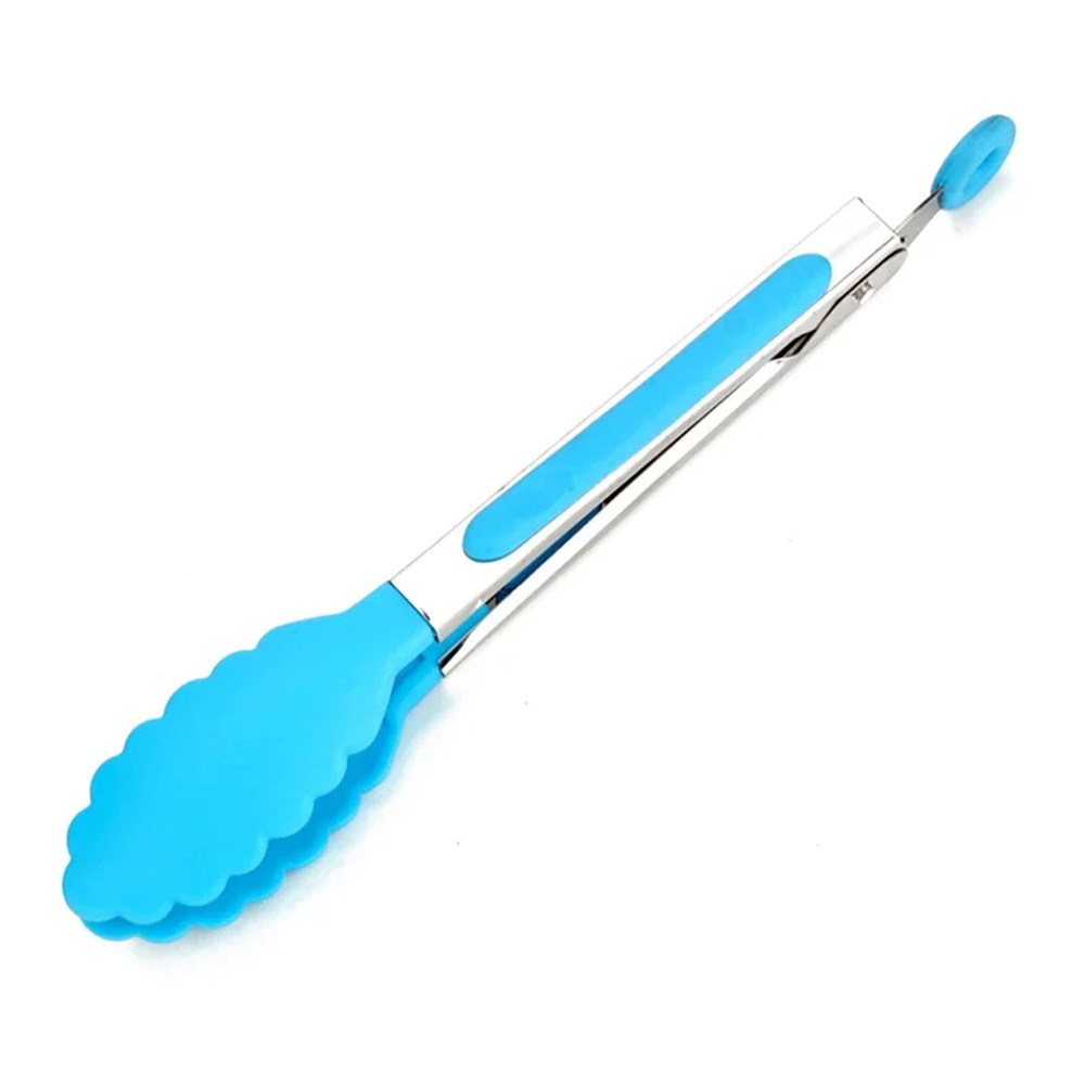 Silicone Nylon Cooking Clip Non-Slip Food Tongs Kitchen Accessories for BBQ Kitchen Accessories