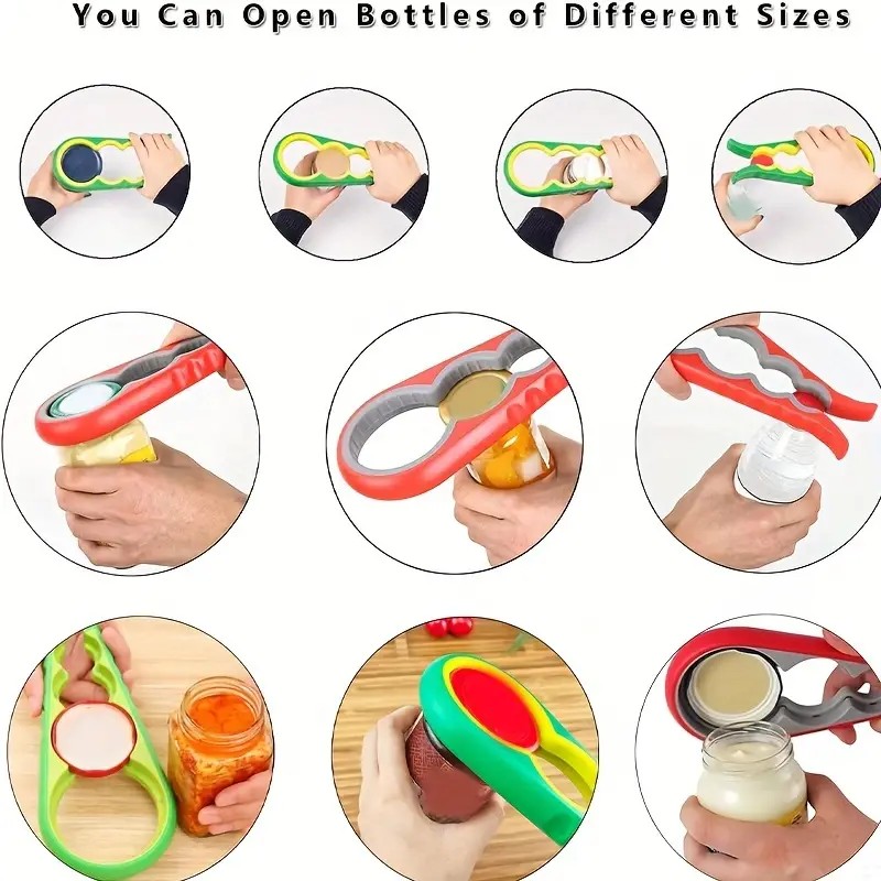 Universal Bottle Cap Opener, Multi-functional Professional Can Opener, Mineral Water Bottle Opener
