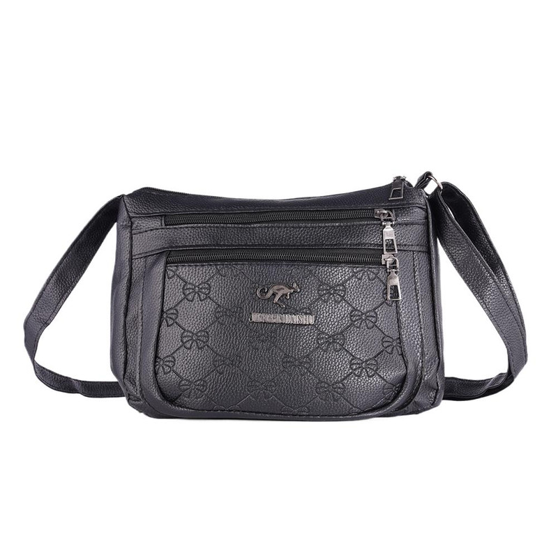 Large Capacity Women's Shoulder Bag, Multi-layer Fashionable Mother's Bag for Middle-aged Women