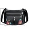 PU Leather Womens Luxury Crossbody Handbag Floral Multi Pockets Mommy Bag With Printing Stylish Lad 5
