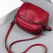 Womens Mobile Phone Bag With Rivet Zipper And Simple Soft Leather Shoulder Crossbody Small Square B 3