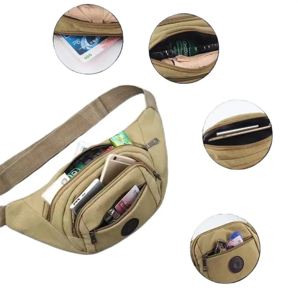 Rainproof Lightweight Mens Outdoor Waist Pack Wear Resistant Chest Pack Suitable For Outdoor Activi 2