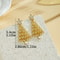 Christmas Light Luxury Shiny, New Fashion Sweet Temperament Gold, Party Jewelry for Women, Tree Pendant Earrings