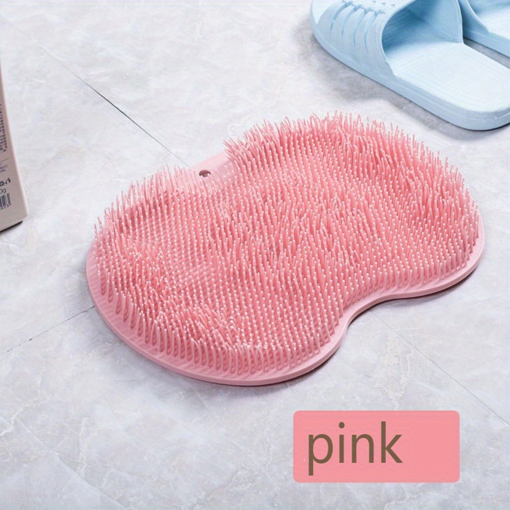 Anti-Slip Suction Cup Exfoliating Foot Brush and Back Scrubber - Body Dirt Removal Tool