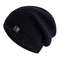 Fashion Slouchy Beanie Hat Warm Fleece Lined Ski Cap Men WomenMen Women Letter Label Ski Sports Cap 10