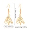 Classic Trendy Xmas Tree Drop Earrings for Holiday Jewelry Lovers Earring For Women Men Holiday Jewelry