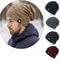 Fur Lined Winter Hat Men And Women Knitted Beanie Cap Casual Fivepointed Star Decor Winter Knitted 1