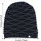 Fur Lined Winter Hat Men And Women Knitted Beanie Cap Casual Fivepointed Star Decor Winter Knitted 2